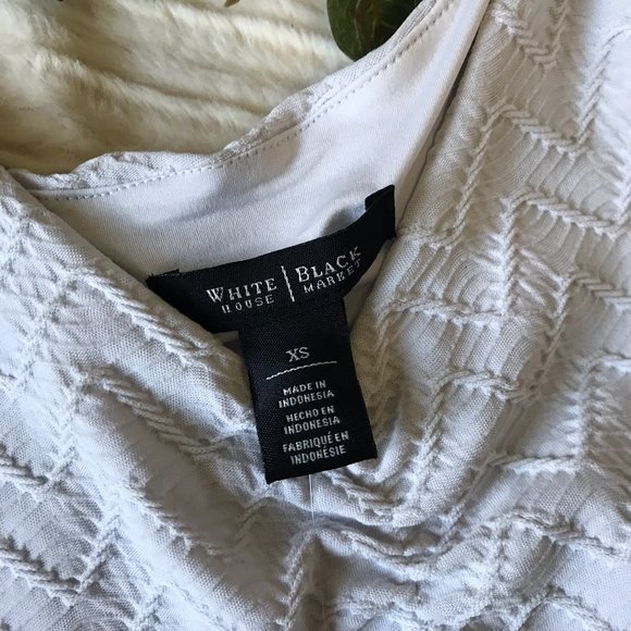 White House Black Market Tops White House Black Market Textured